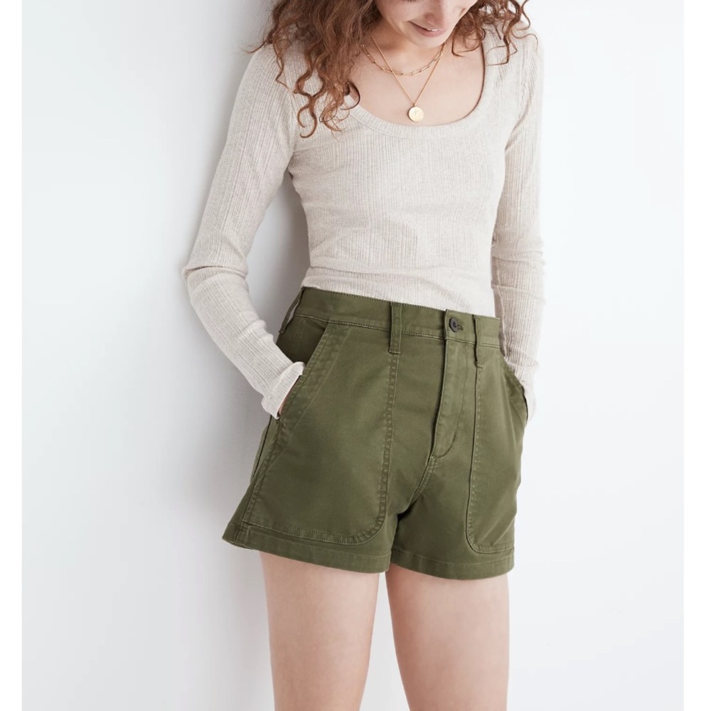 NWT Madewell The Perfect Vintage Military Short